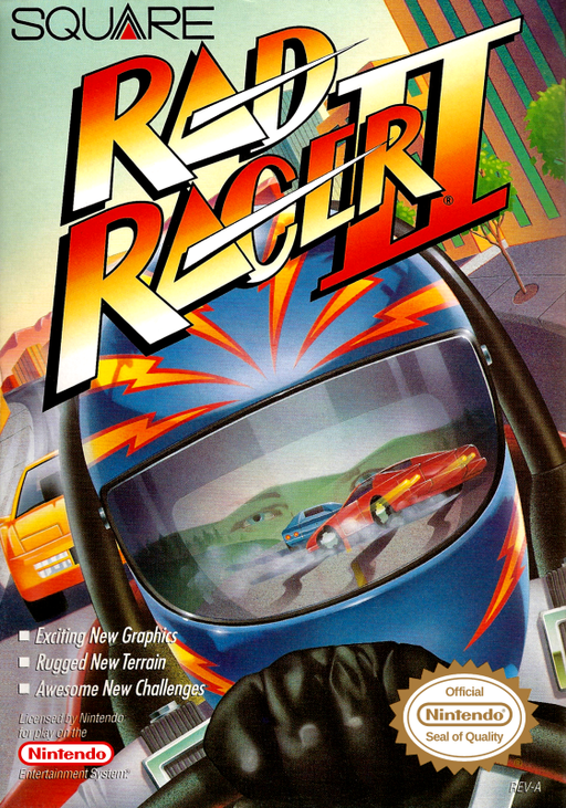 Rad Racer II (USA) box art